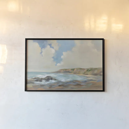 California Coast Marine Layer by Silvia Vassileva. shown as a paper print in a black flame. Available as a archival giclee rolled canvas, fine art paper, or poster print. SKU 86936i.