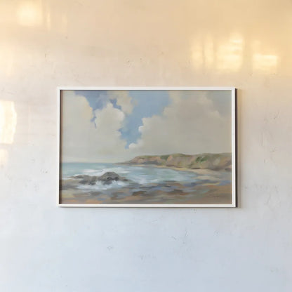 California Coast Marine Layer by Silvia Vassileva. shown as a paper print in a white frame. Available as a archival giclee rolled canvas, fine art paper, or poster print. SKU 86936i.