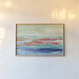 California Surf by Silvia Vassileva. shown as a paper print in a natural frame. Available as a archival giclee rolled canvas, fine art paper, or poster print. SKU 23851i.