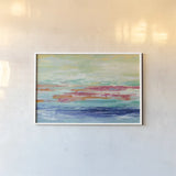 California Surf by Silvia Vassileva. shown as a paper print in a white frame. Available as a archival giclee rolled canvas, fine art paper, or poster print. SKU 23851i.