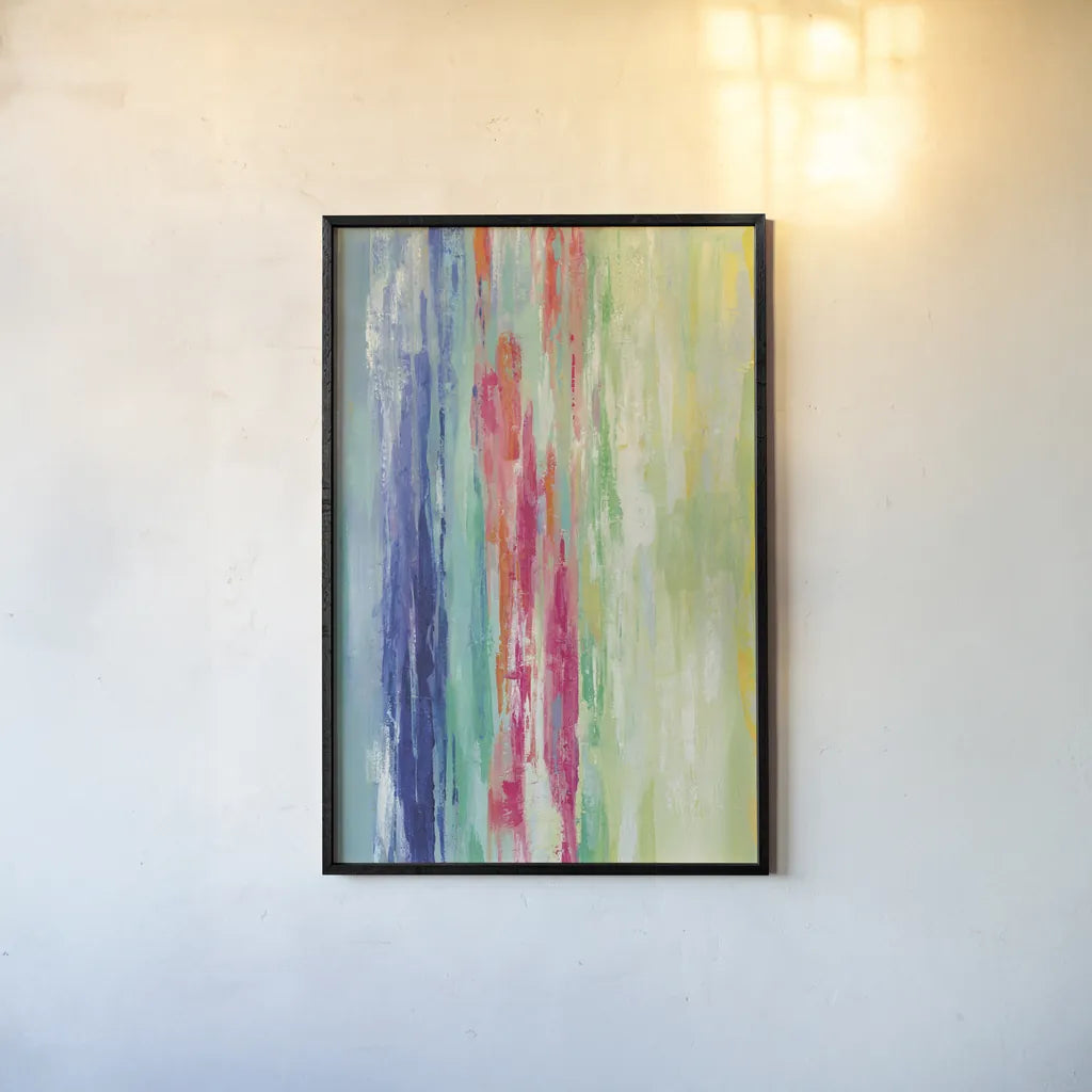 California Surf Bright Crop by Silvia Vassileva. shown as a paper print in a black flame. Available as a archival giclee rolled canvas, fine art paper, or poster print. SKU 64578h.