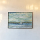 Calm Lake by Silvia Vassileva. shown as a paper print in a black flame. Available as a archival giclee rolled canvas, fine art paper, or poster print. SKU 28112i.