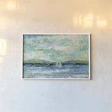 Calm Lake by Silvia Vassileva. shown as a paper print in a white frame. Available as a archival giclee rolled canvas, fine art paper, or poster print. SKU 28112i.