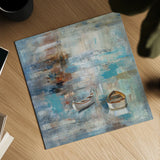 Calm Sea by Silvia Vassileva. Shown as a detailed flat fine art print, highlighting archival giclee quality. Available as an archival giclee rolled canvas, fine art paper, or poster print. SKU 11951a.