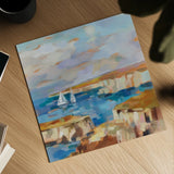Cape Kaliakra by Silvia Vassileva. Shown as a detailed flat fine art print, highlighting archival giclee quality. Available as an archival giclee rolled canvas, fine art paper, or poster print. SKU 97922a.
