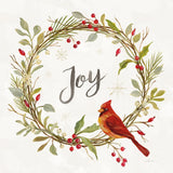 Cardinal Christmas II Gold by Silvia Vassileva. SKU 65273a. Archival Giclee Fine art print for wall decor.