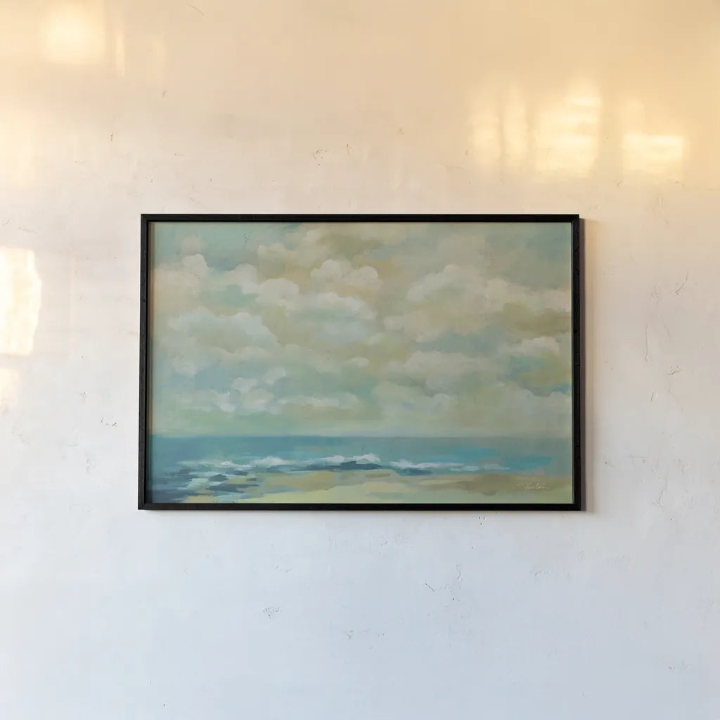 Caressing Ocean Breeze by Silvia Vassileva. shown as a paper print in a black flame. Available as a archival giclee rolled canvas, fine art paper, or poster print. SKU 82437i.