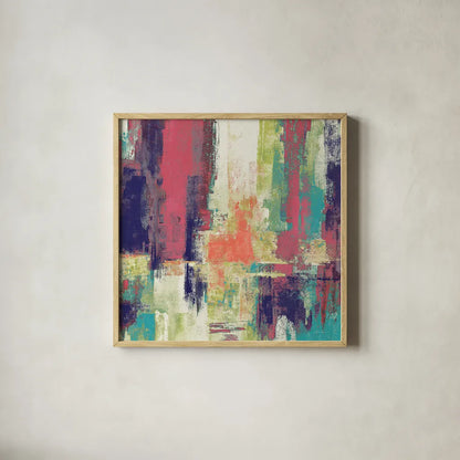 Castanets Crop Bright by Silvia Vassileva. Shown in a natural wood glass frame for a timeless modern aesthetic. Available as an archival giclee rolled canvas, fine art paper, or poster print. SKU 33619a.