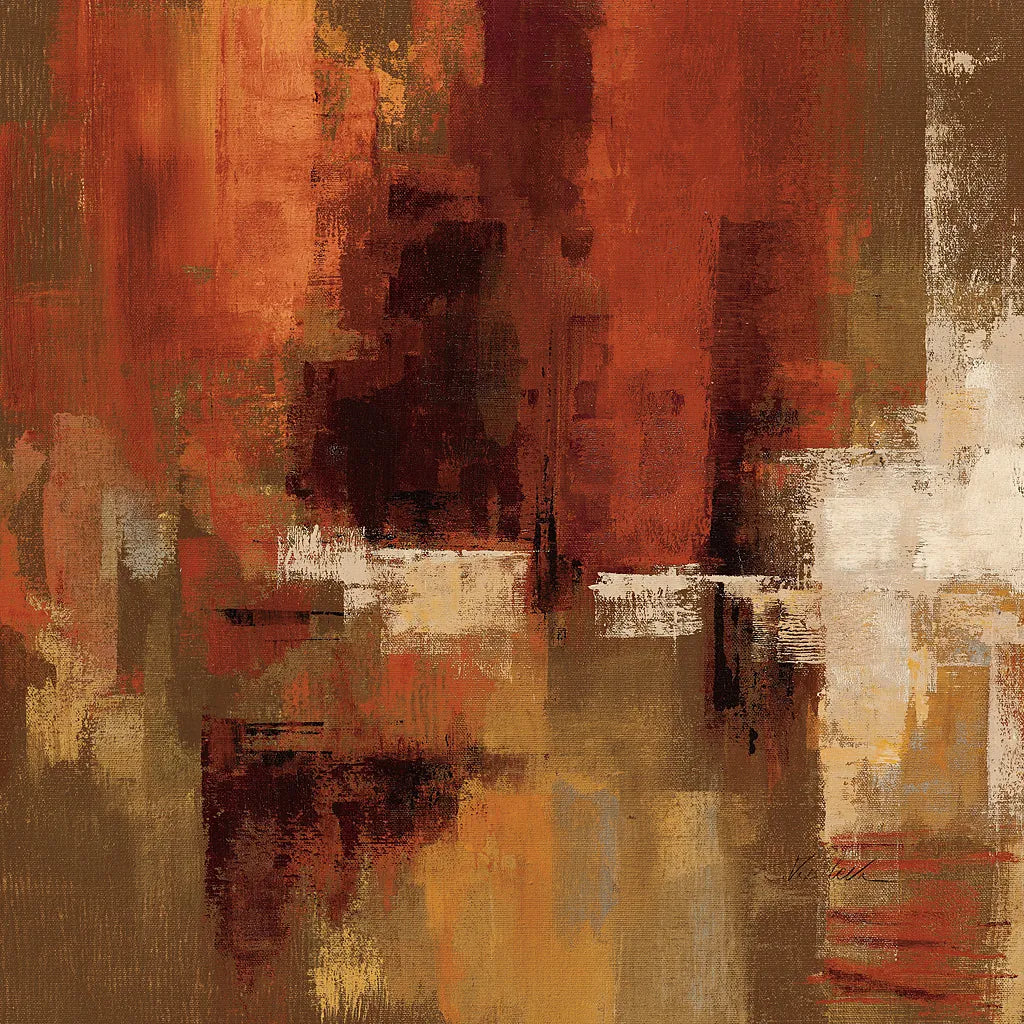 Castanets Square I by Silvia Vassileva. SKU 10050a. Archival Giclee Fine art print for wall decor.