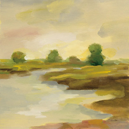 Chartreuse Fields I by Silvia Vassileva. SKU 69161a. Archival Giclee Fine art print for wall decor.
