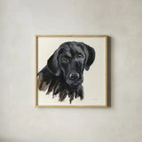 Chrissy by Silvia Vassileva. Shown in a natural wood glass frame for a timeless modern aesthetic. Available as an archival giclee rolled canvas, fine art paper, or poster print. SKU 56023a.