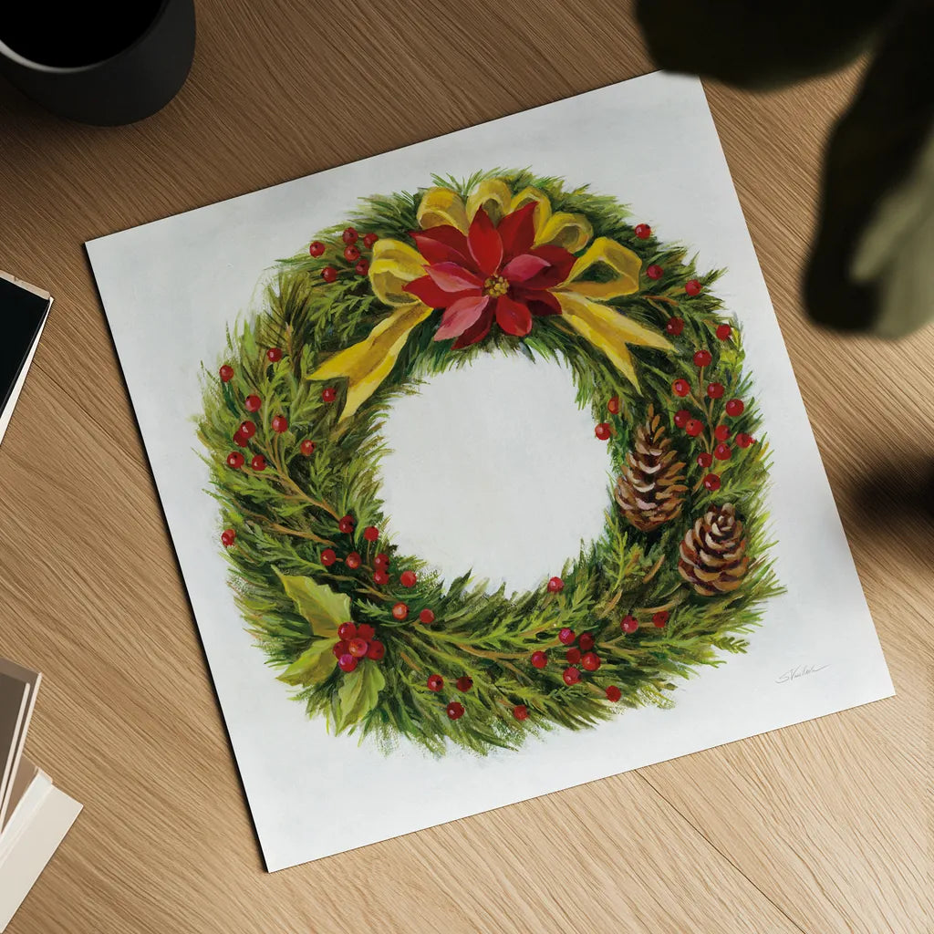 Christmas Moment by Silvia Vassileva. Shown as a detailed flat fine art print, highlighting archival giclee quality. Available as an archival giclee rolled canvas, fine art paper, or poster print. SKU 65239a.