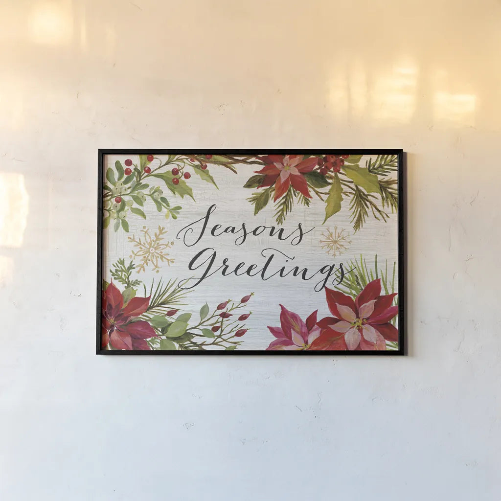 Christmas Moments I by Silvia Vassileva. shown as a paper print in a black flame. Available as a archival giclee rolled canvas, fine art paper, or poster print. SKU 51796i.