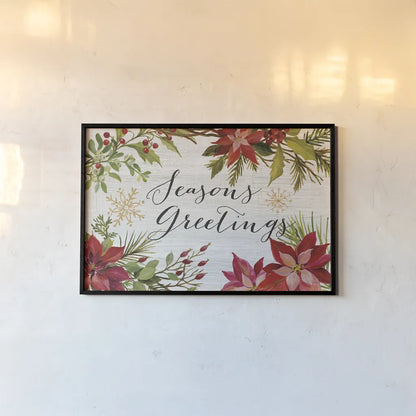 Christmas Moments I by Silvia Vassileva. shown as a paper print in a black flame. Available as a archival giclee rolled canvas, fine art paper, or poster print. SKU 51796i.