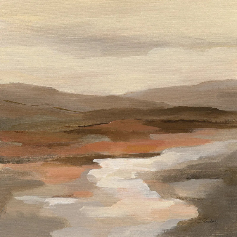 Cinnamon Riverbank I by Silvia Vassileva. SKU 71962a. Archival Giclee Fine art print for wall decor.
