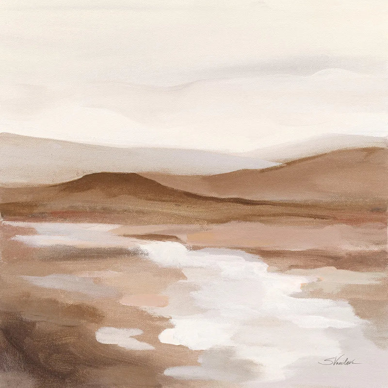Cinnamon Riverbank II Light by Silvia Vassileva. SKU 75033a. Archival Giclee Fine art print for wall decor.