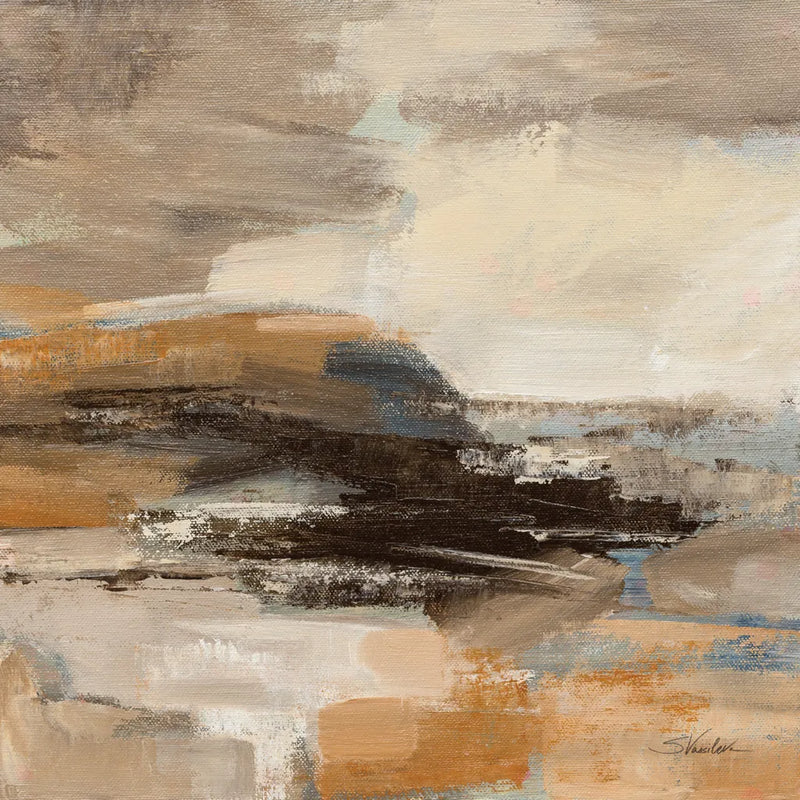 Cinnamon Shore I by Silvia Vassileva. SKU 85003a. Archival Giclee Fine art print for wall decor.