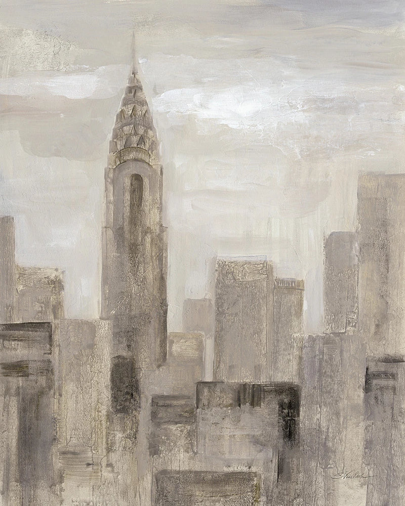 City Blocks I Greige by Silvia Vassileva