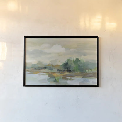 Clear Horizon by Silvia Vassileva. shown as a paper print in a black flame. Available as a archival giclee rolled canvas, fine art paper, or poster print. SKU 84280i.