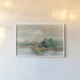 Clear Horizon by Silvia Vassileva. shown as a paper print in a white frame. Available as a archival giclee rolled canvas, fine art paper, or poster print. SKU 84280i.