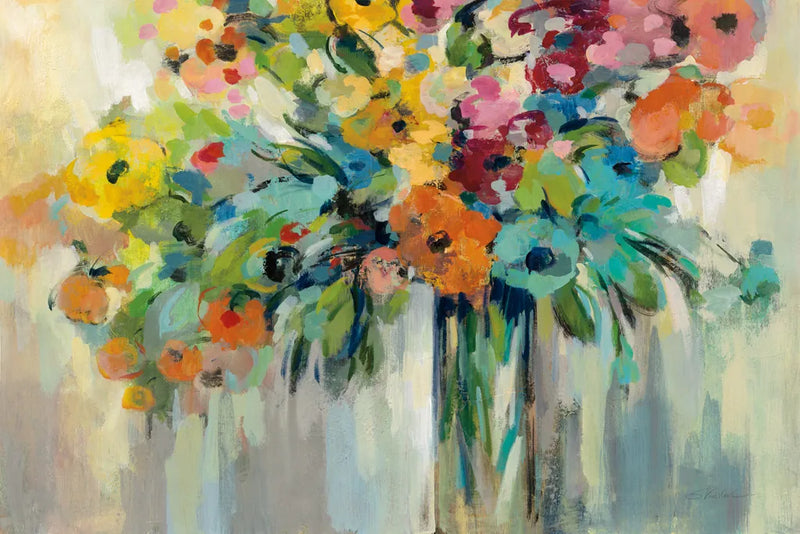 Cloud of Flowers by Silvia Vassileva. SKU 59951i. Archival Giclee Fine art print for wall decor.