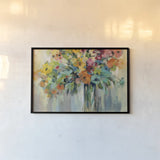 Cloud of Flowers by Silvia Vassileva. shown as a paper print in a black flame. Available as a archival giclee rolled canvas, fine art paper, or poster print. SKU 59951i.