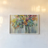 Cloud of Flowers by Silvia Vassileva. shown as a paper print in a white frame. Available as a archival giclee rolled canvas, fine art paper, or poster print. SKU 59951i.