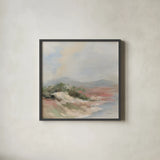 Clouds Whisper by Silvia Vassileva. Shown in a sleek black glass frame for a contemporary gallery look. Available as an archival giclee rolled canvas, fine art paper, or poster print. SKU 94821a.