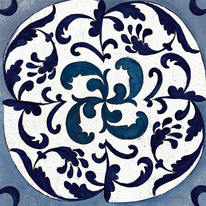 Coast Lines I Indigo and Cream by Silvia Vassileva. SKU 29274a. Archival Giclee Fine art print for wall decor.