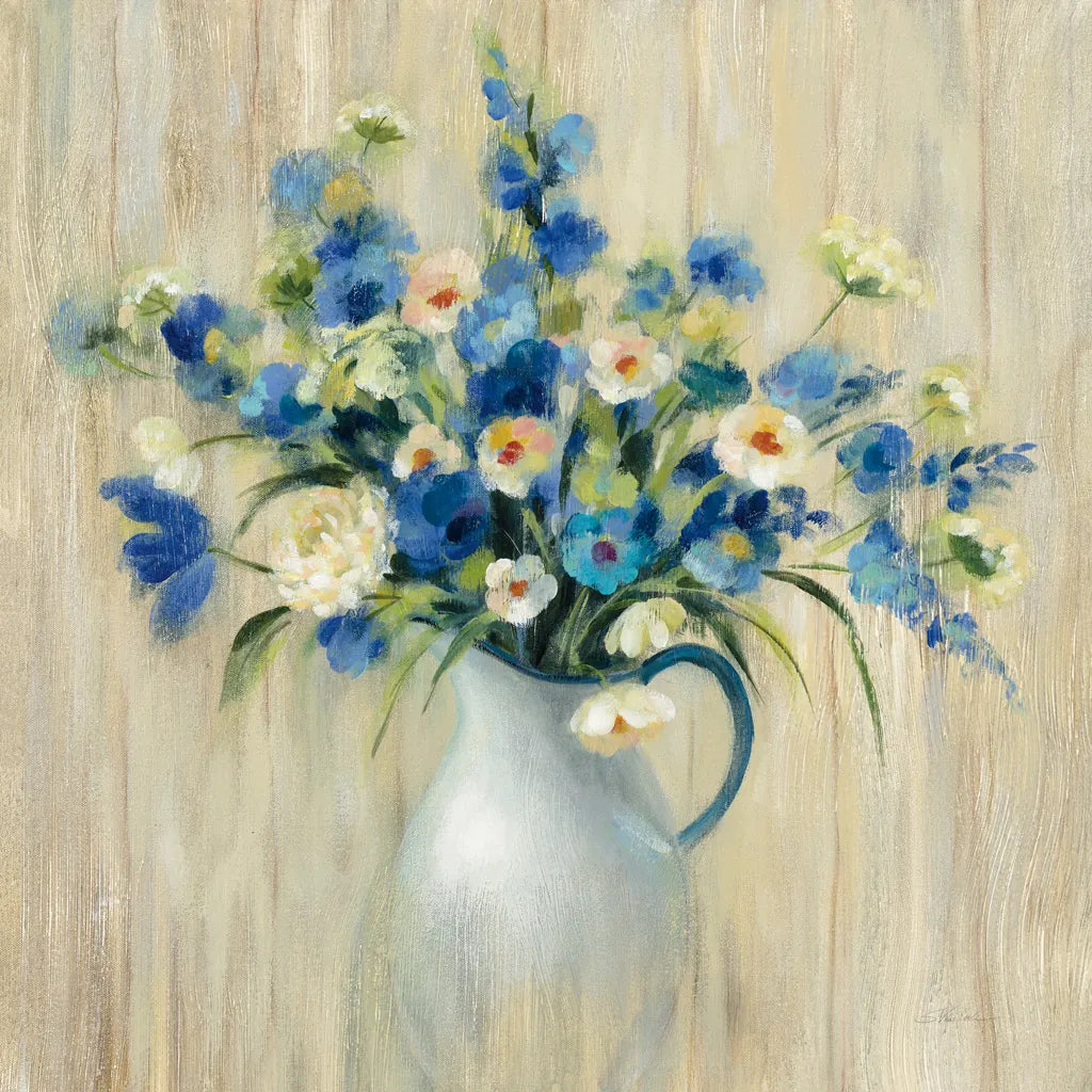 Coastal Bouquet by Silvia Vassileva. SKU 46655a. Archival Giclee Fine art print for wall decor.