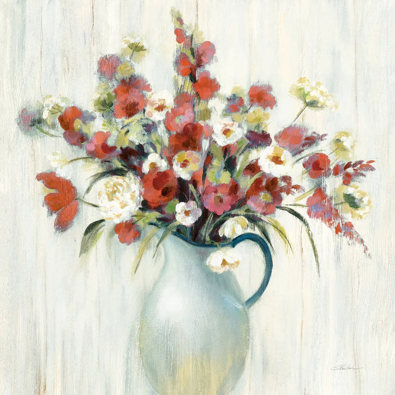 Coastal Bouquet Autumn by Silvia Vassileva. SKU 70564a. Archival Giclee Fine art print for wall decor.