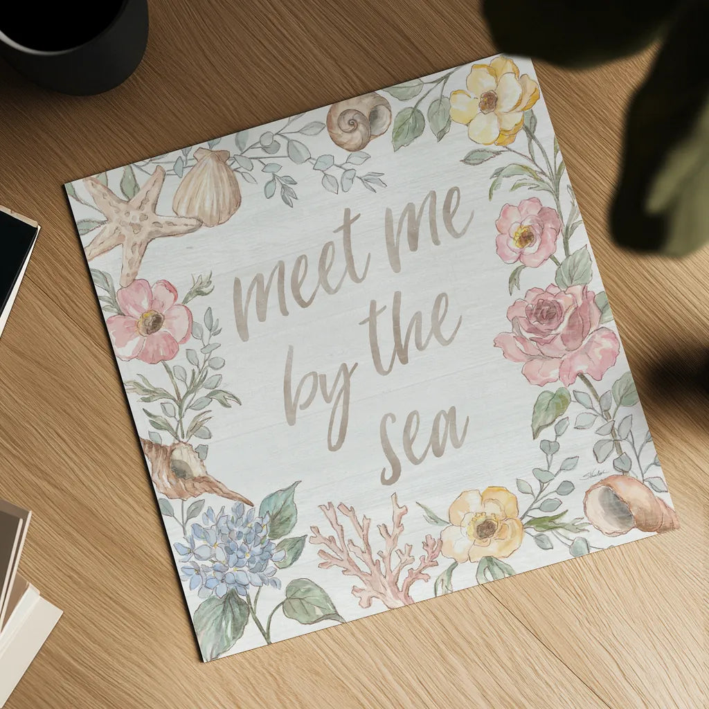 Coastal Cottage II by Silvia Vassileva. Shown as a detailed flat fine art print, highlighting archival giclee quality. Available as an archival giclee rolled canvas, fine art paper, or poster print. SKU 80070a.