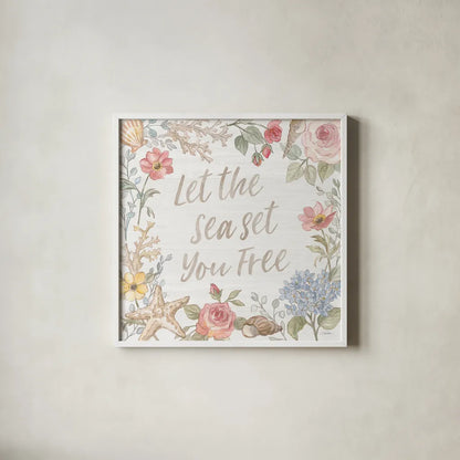 Coastal Cottage III by Silvia Vassileva. Shown in a crisp white glass frame for a clean and minimalist style. Available as an archival giclee rolled canvas, fine art paper, or poster print. SKU 80071a.