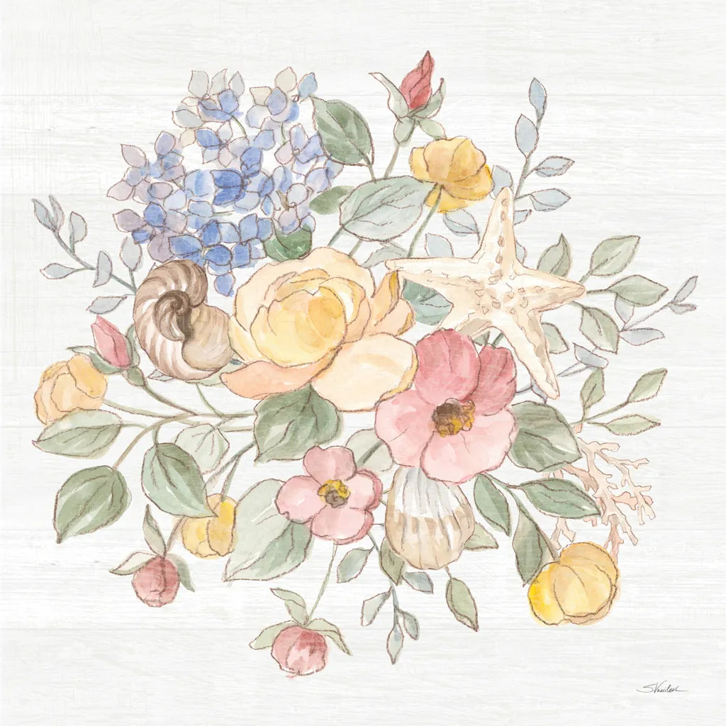 Coastal Cottage VI by Silvia Vassileva. SKU 80074a. Archival Giclee Fine art print for wall decor.