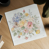 Coastal Cottage VI by Silvia Vassileva. Shown as a detailed flat fine art print, highlighting archival giclee quality. Available as an archival giclee rolled canvas, fine art paper, or poster print. SKU 80074a.