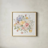 Coastal Cottage VI by Silvia Vassileva. Shown in a natural wood glass frame for a timeless modern aesthetic. Available as an archival giclee rolled canvas, fine art paper, or poster print. SKU 80074a.
