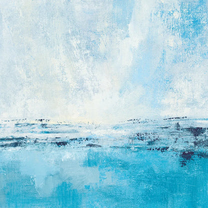 Coastal View I Aqua by Silvia Vassileva. SKU 65023a. Archival Giclee Fine art print for wall decor.