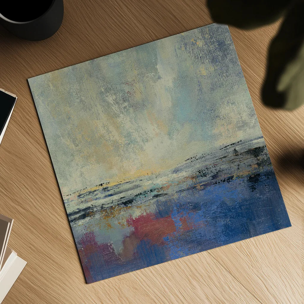 Coastal View I v2 by Silvia Vassileva. Shown as a detailed flat fine art print, highlighting archival giclee quality. Available as an archival giclee rolled canvas, fine art paper, or poster print. SKU 61340a.