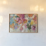 Colorful Garden I Crop by Silvia Vassileva. shown as a paper print in a natural frame. Available as a archival giclee rolled canvas, fine art paper, or poster print. SKU 21922i.