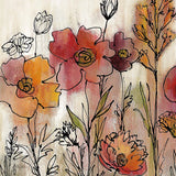 Contemporary Botanical Cream II by Silvia Vassileva. SKU 26500a. Archival Giclee Fine art print for wall decor.