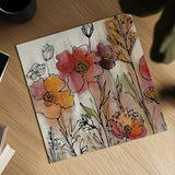 Contemporary Botanical Cream II by Silvia Vassileva. Shown as a detailed flat fine art print, highlighting archival giclee quality. Available as an archival giclee rolled canvas, fine art paper, or poster print. SKU 26500a.
