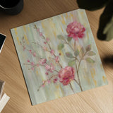 Contemporary Chinoiserie by Silvia Vassileva. Shown as a detailed flat fine art print, highlighting archival giclee quality. Available as an archival giclee rolled canvas, fine art paper, or poster print. SKU 62964a.