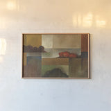 Contemporary Landscape by Silvia Vassileva. shown as a paper print in a natural frame. Available as a archival giclee rolled canvas, fine art paper, or poster print. SKU 60309i.