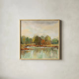 Cool Fall Day Crop by Silvia Vassileva. Shown in a natural wood glass frame for a timeless modern aesthetic. Available as an archival giclee rolled canvas, fine art paper, or poster print. SKU 74175a.