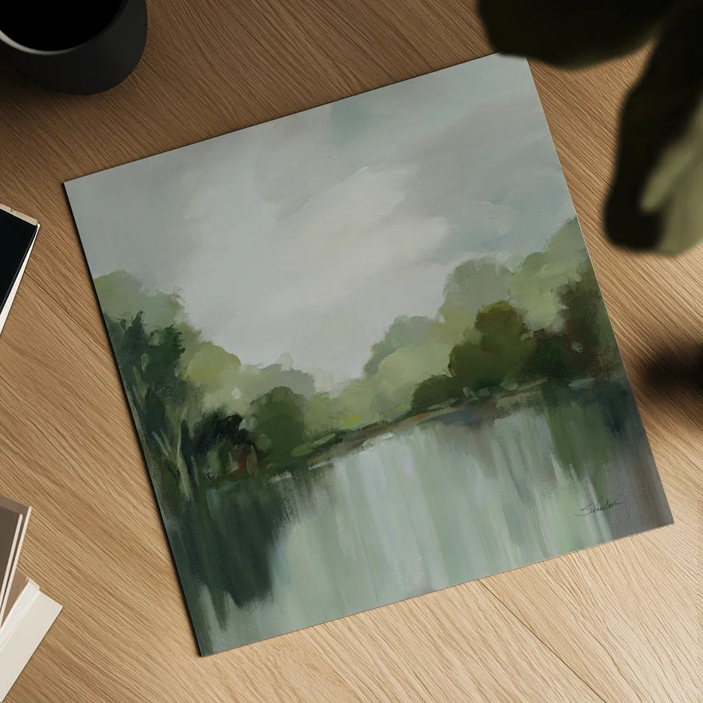 Cool Spring Day Light by Silvia Vassileva. Shown as a detailed flat fine art print, highlighting archival giclee quality. Available as an archival giclee rolled canvas, fine art paper, or poster print. SKU 75508a.