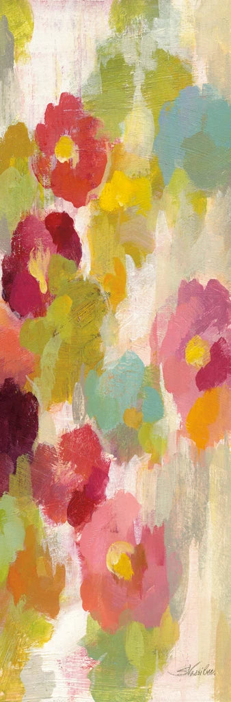 Coral and Emerals Garden I Panel III by Silvia Vassileva