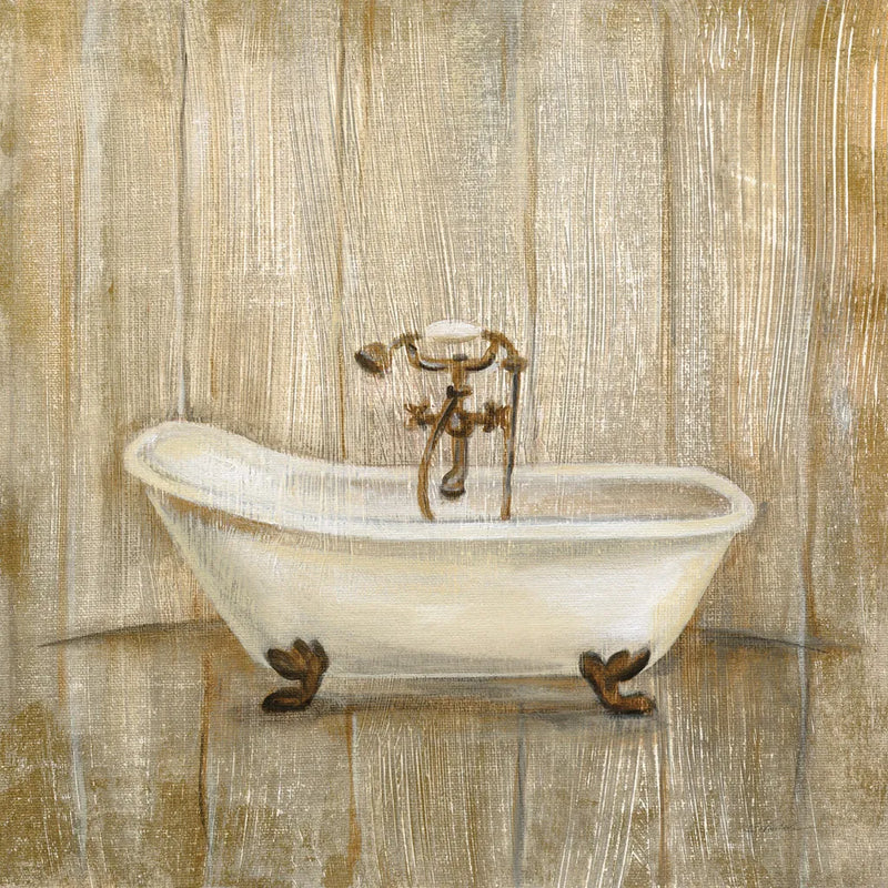 Cottage Bathroom I by Silvia Vassileva. SKU 49259a. Archival Giclee Fine art print for wall decor.