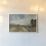 Countryside View by Silvia Vassileva. shown as a paper print in a white frame. Available as a archival giclee rolled canvas, fine art paper, or poster print. SKU 95134i.