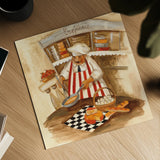 Creperie by Silvia Vassileva. Shown as a detailed flat fine art print, highlighting archival giclee quality. Available as an archival giclee rolled canvas, fine art paper, or poster print. SKU 49549a.