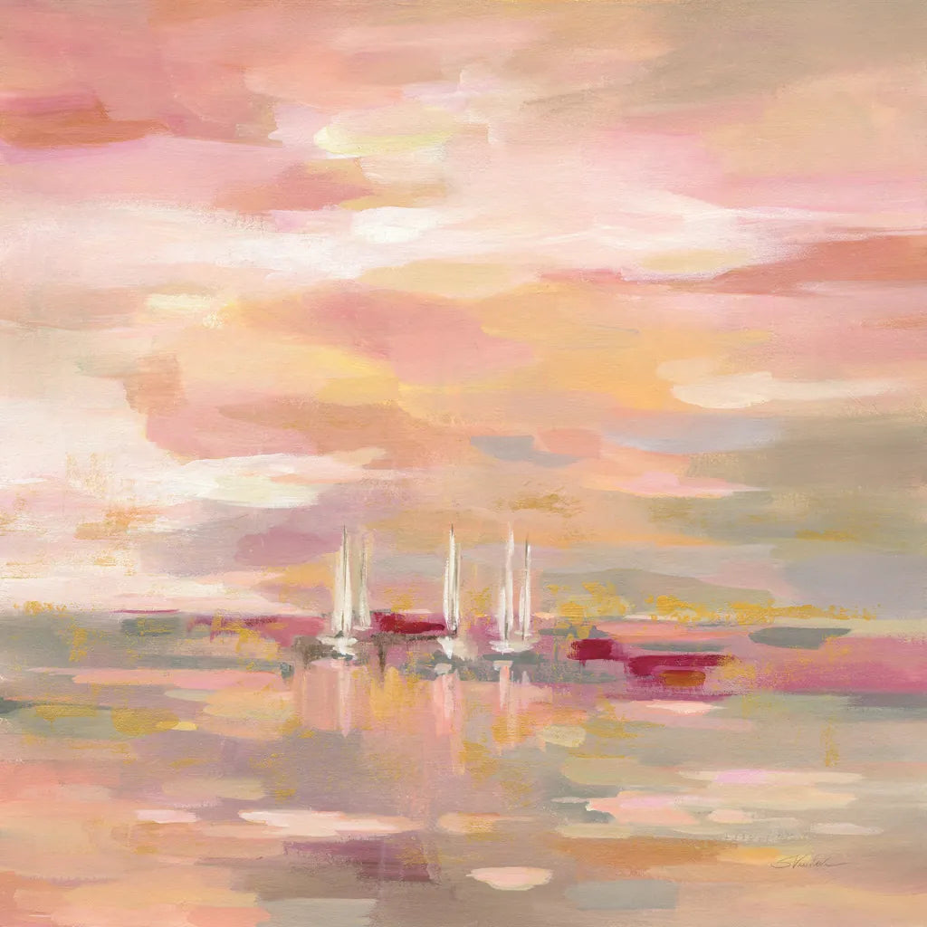 Crimson Waves by Silvia Vassileva. SKU 38246a. Archival Giclee Fine art print for wall decor.